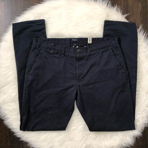 Paul Smith - Men’s Chino Pants Navy - Picture 1 of 4